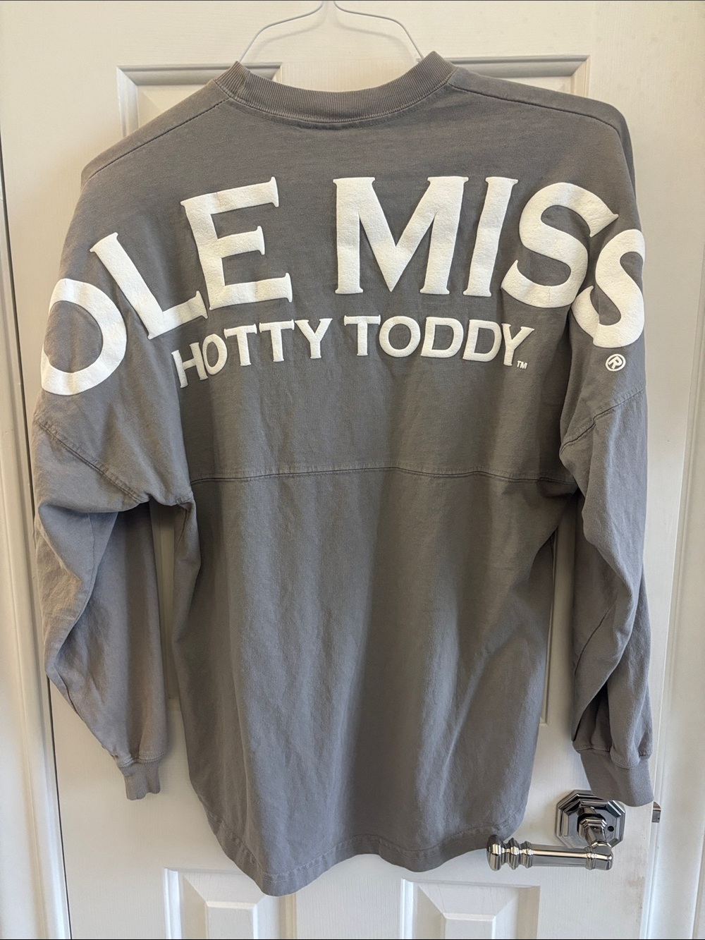 Ole Miss 'Hotty Toddy' Long Sleeve Tee - Gray